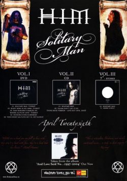 HIM Solitary Man Poster Print