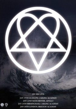 HIM Dark Light 2006 UK Tour Poster Print