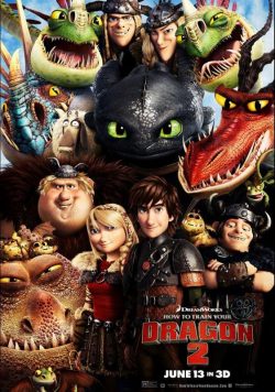 HOW TO TRAIN YOUR DRAGON; 2 Movie Poster