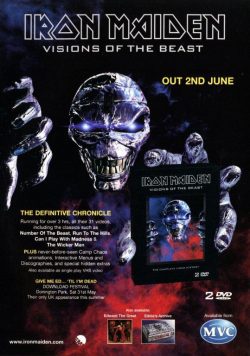 IRON MAIDEN Visions Of The Beast Poster Print