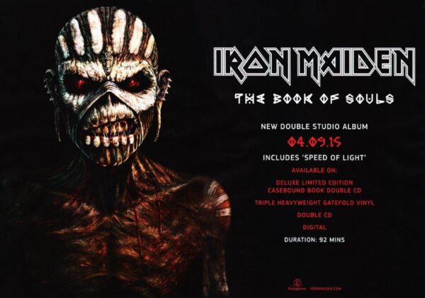 IRON MAIDEN The Book Of Souls Poster Print