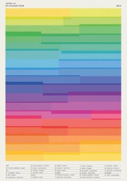 JAMIE XX In Colour 2015 World Tour Poster