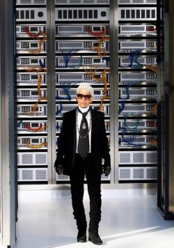 KARL LAGERFELD Fashion Designer Poster