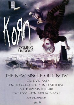 KORN Coming Undone Poster