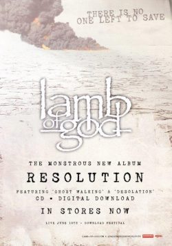 LAMB OF GOD Resolution Poster Print