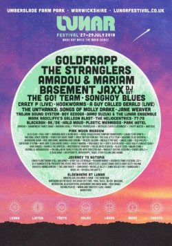 LUNAR FESTIVAL 2018 Goldfrapp The Stranglers Poster Print