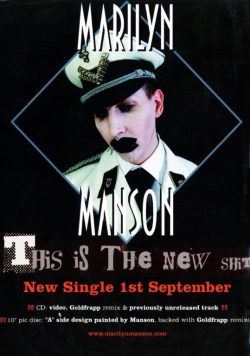 MARILYN MANSON This Is The New Sh*t Poster Print