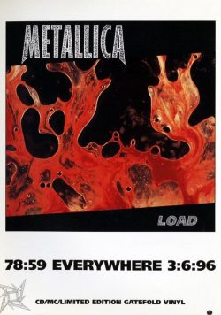METALLICA Load Poster Print
