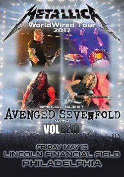 METALLICA WorldWired Tour: Lincoln Financial Field 2017 Poster Print