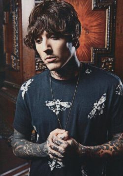 OLI SYKES Bring Me The Horizon Poster Print