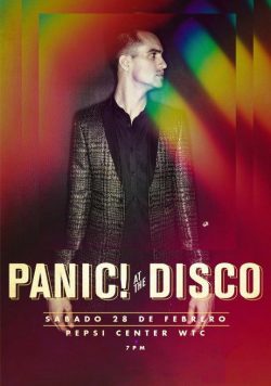 PANIC! AT THE DISCO Pepsi Center WTC Poster Print