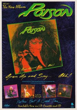 POISON Open Up and Say... Ahh! Poster Print