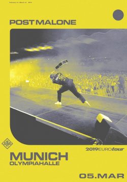 POST MALONE Beerbong & Bentleys 2019 World Tour Poster Print