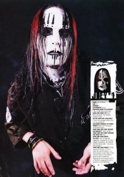 SLIPKNOT Joey Jordison 1 Poster Print