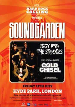 SOUNDGARDEN London Hyde Park 2012 Poster Print