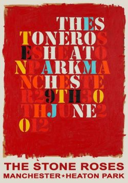 The Stone Roses Manchester Poster