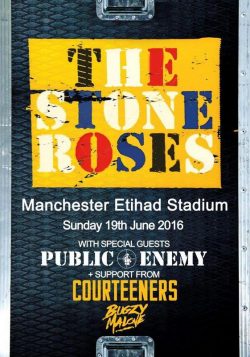 THE STONE ROSES Manchester Etihad Stadium June 19th 2016 Poster Print