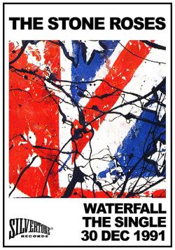 THE STONE ROSES Waterfall - The Single Poster