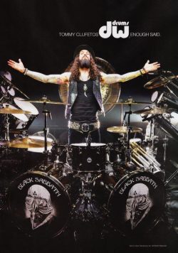 TOMMY CLUFETOS DW Drums Poster Print