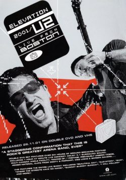 U2 Elevation Tour Poster
