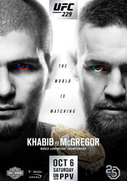 UFC 229 Khabib Nurmagomedov vs Conor McGregor Poster