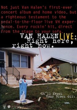 VAN HALEN Live Right Here, Right Now Poster Print