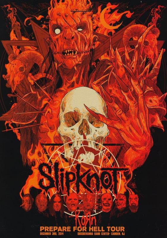 SLIPKNOT Prepare For Hell Tour Poster