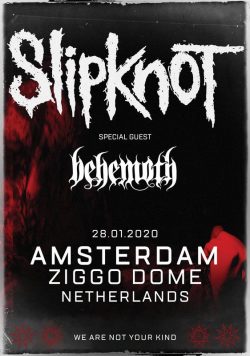 SLIPKNOT We Are Not Your Kind 2020 Tour: AMSTERDAM Ziggo Dome NETHERLANDS Poster