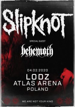 SLIPKNOT We Are Not Your Kind 2020 Tour: LODZ Atlas Area POLAND Poster