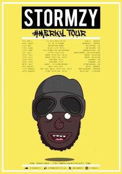 STORMZY Merky 2016 Tour Poster