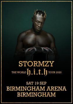 STORMZY H.I.T.H. 2020 UK Tour: Birmingham Arena - 19th September 2020 Poster