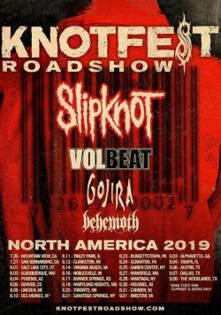 SLIPKNOT KNOTFEST North America 2019 Poster