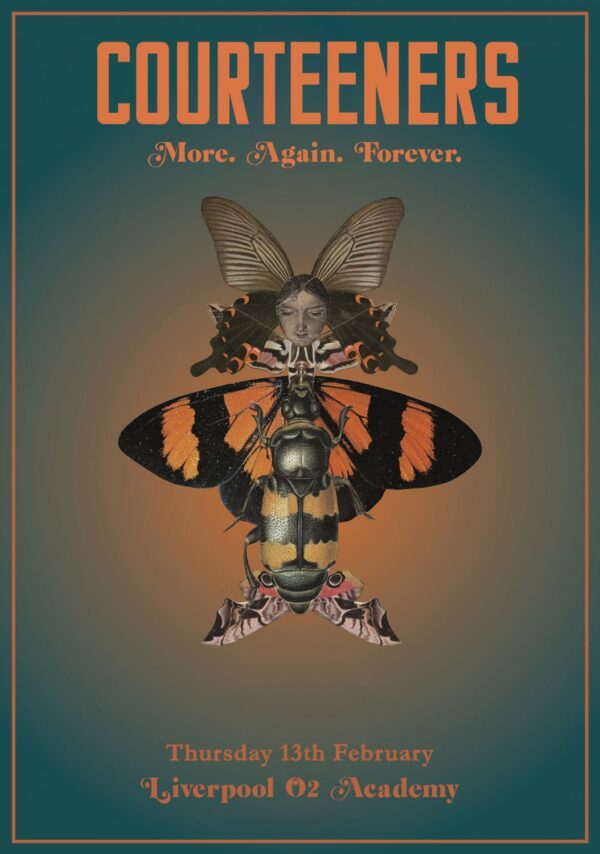 THE COURTEENERS More. Again. Forever 2020 UK Tour: Liverpool Academy Poster