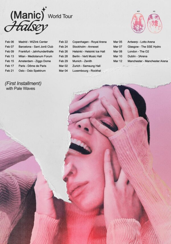 HALSEY Manic 2020 European Tour Poster Print