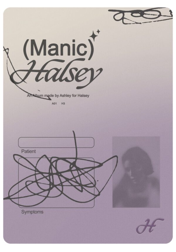 HALSEY Manic - An Album by Ashley for Halsey Poster