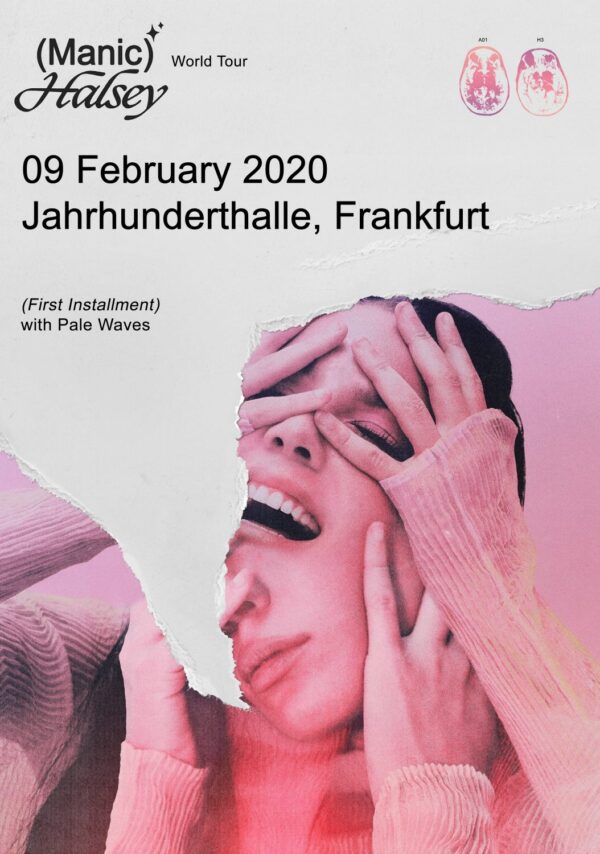 HALSEY Manic 2020 World Tour: FRANKFURT Jahrhunderthalle Poster