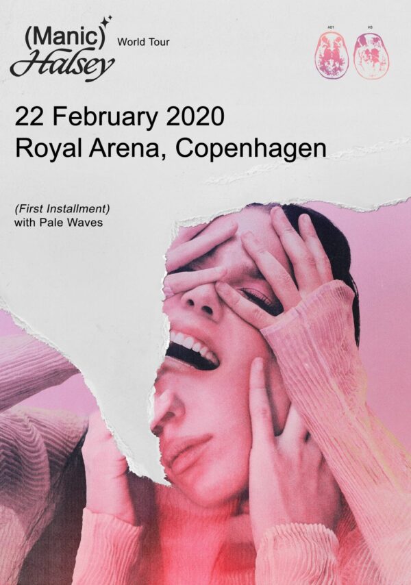 HALSEY Manic 2020 World Tour: COPENHAGEN Royal Arena Poster