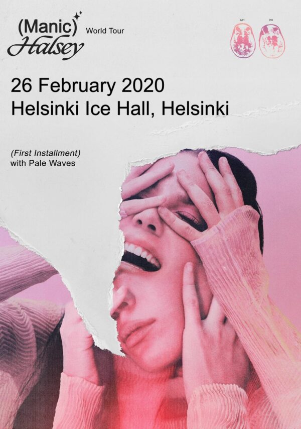 HALSEY Manic 2020 World Tour: HELSINKI Helsinki Ice Hall Poster