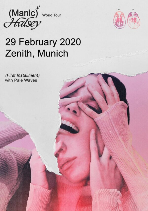 HALSEY Manic 2020 World Tour: MUNICH Kulturhalle Zenith Poster