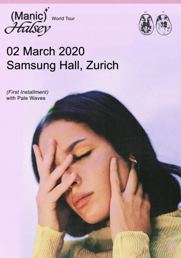 HALSEY Manic 2020 World Tour: ZURICH Samsung Hall Poster