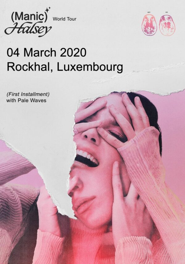 HALSEY Manic 2020 World Tour: LUXEMBOURG Rockhal Poster
