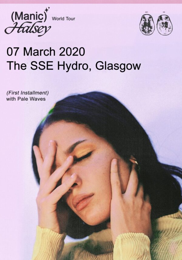 HALSEY Manic 2020 World Tour: GLASGOW The SSE Hydro Poster