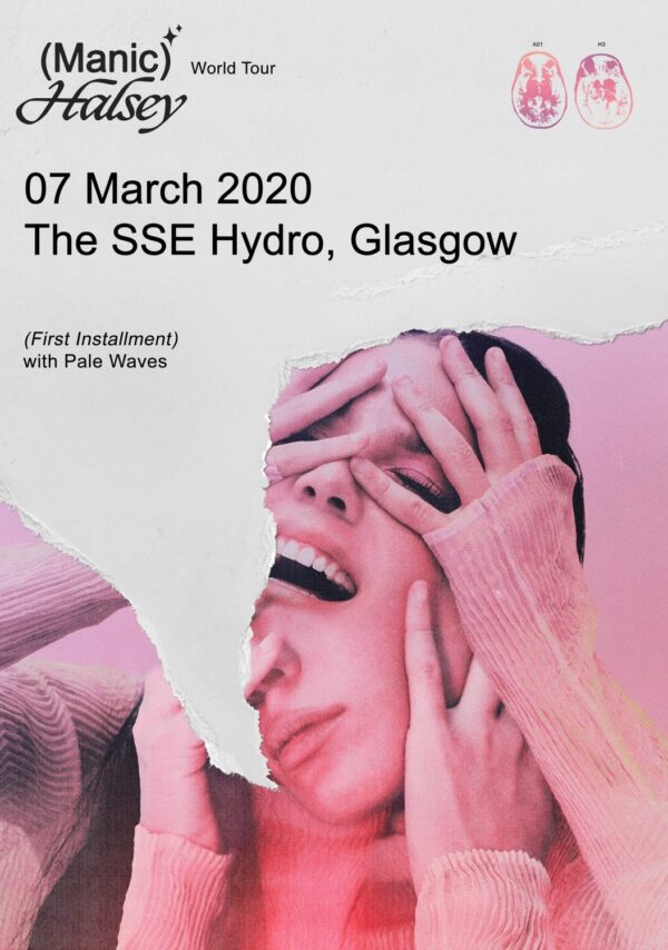 HALSEY Manic 2020 World Tour: GLASGOW The SSE Hydro Poster