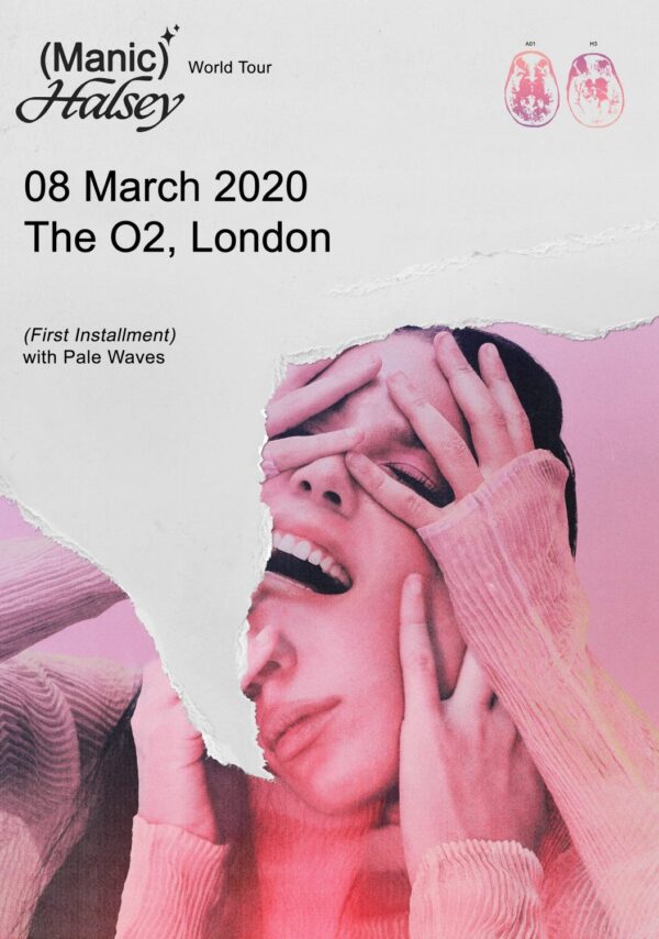 HALSEY Manic 2020 World Tour: LONDON The O2 Arena Poster