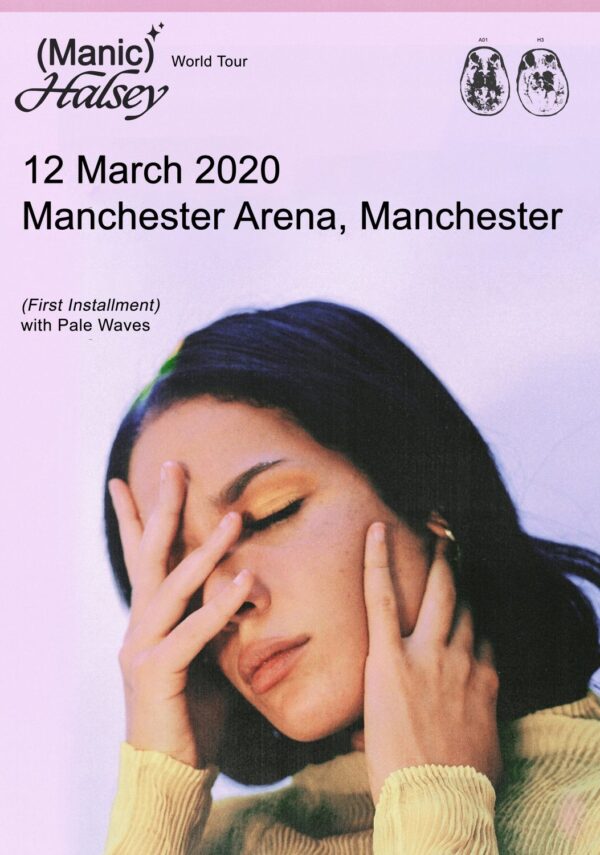 HALSEY Manic 2020 World Tour: MANCHESTER Arena Poster
