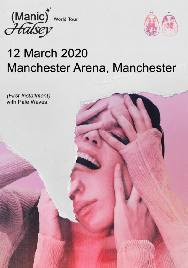 HALSEY Manic 2020 World Tour: MANCHESTER Arena Poster