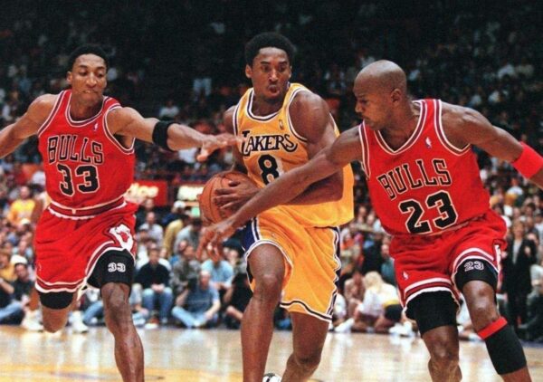 KOBE BRYANT Michael Jordan & Scottie Pippen Poster