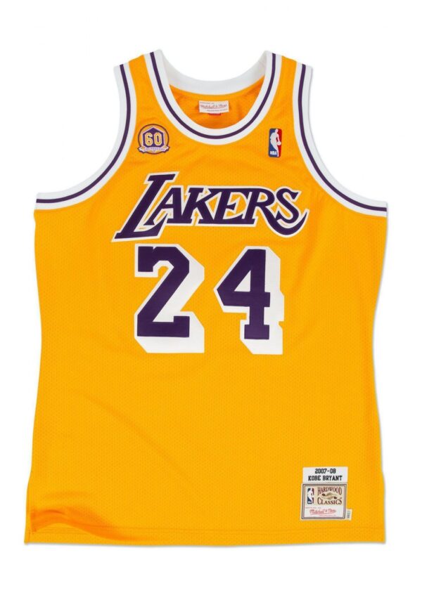 KOBE BRYANT 2007-08 Los Angeles Lakers Jersey Poster Print