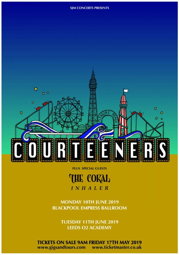 THE COURTEENERS - Blackpool - Leeds Poster