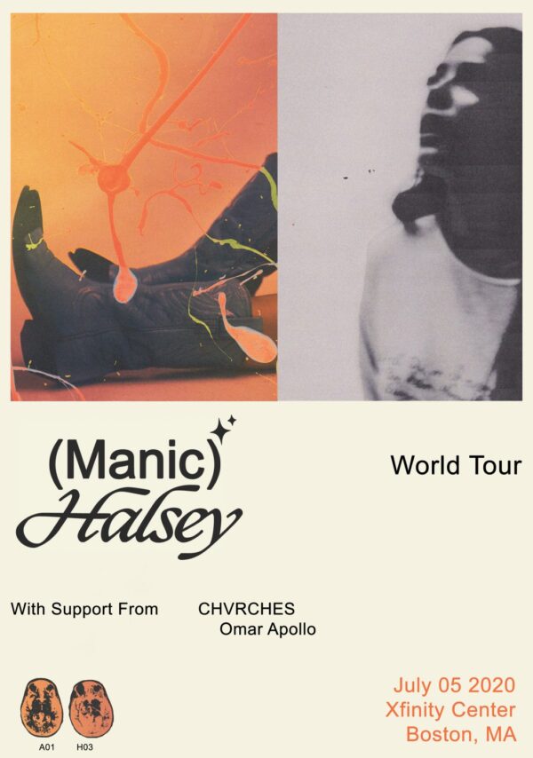 ALSEY Manic 2020 World Tour: BOSTON Xfinity Center Poster